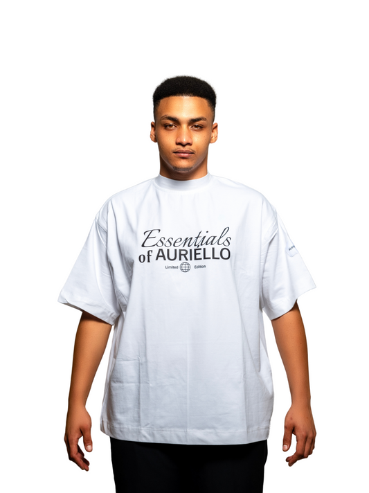 Auriello Essential White T-Shirt