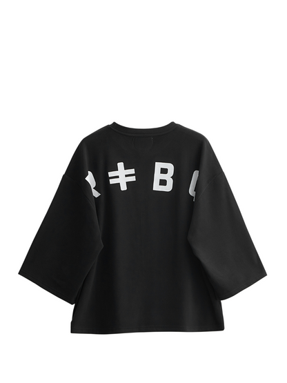 Rare Blaq Small Neck Logo Crop Top