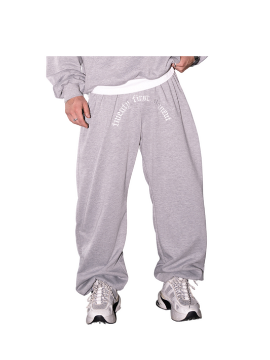 Twenty First Element Grey Oversized Sweatpants