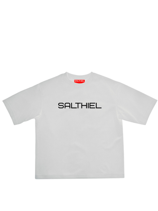 Salthiel Logo Chest White T-Shirt