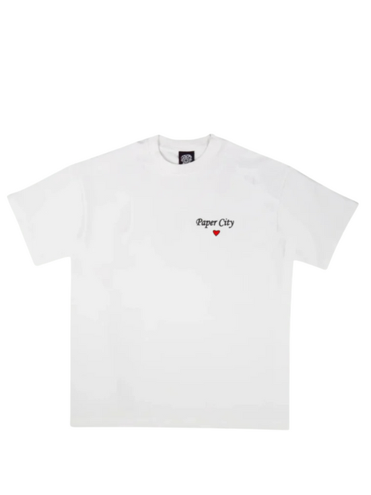 Paper City “Pretty Girls Love Paper” White T-shirt