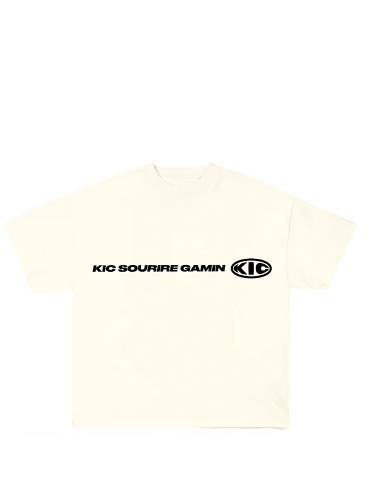 Kic Sourire Oversized Cream T-Shirt