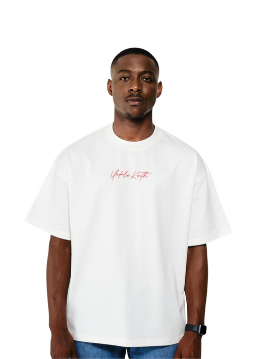 Unkle Keith Signiture White T-Shirt