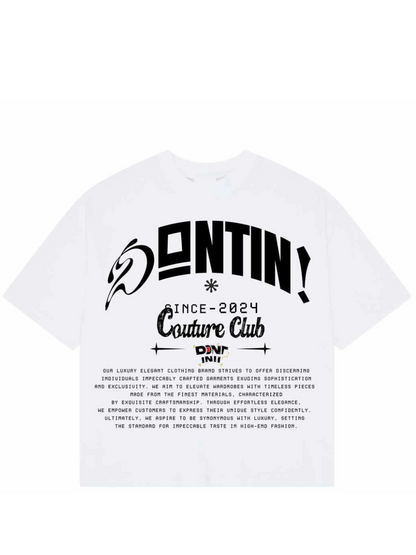 Dontinii Club White Oversized T-Shirt