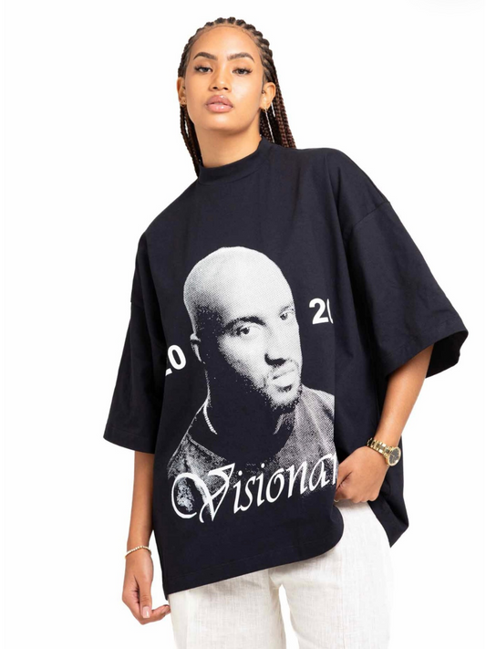 Micael Matthews Virgil Abloah Oversized Black T-Shirt