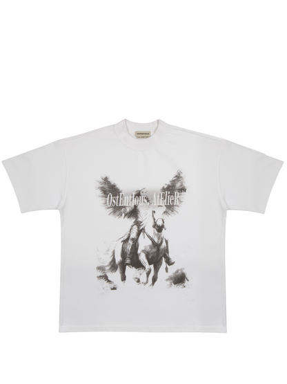 Ostentious Horse White T-shirt