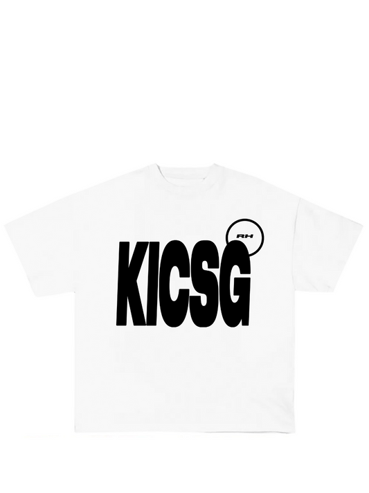 Kic Recurring Oversized White T-Shirt