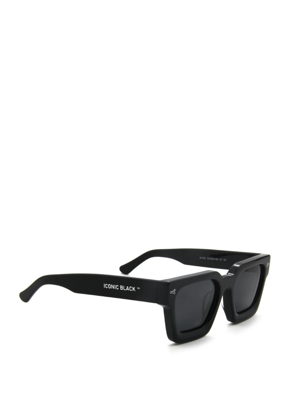 Iconic Black Black Tint Sunglasses