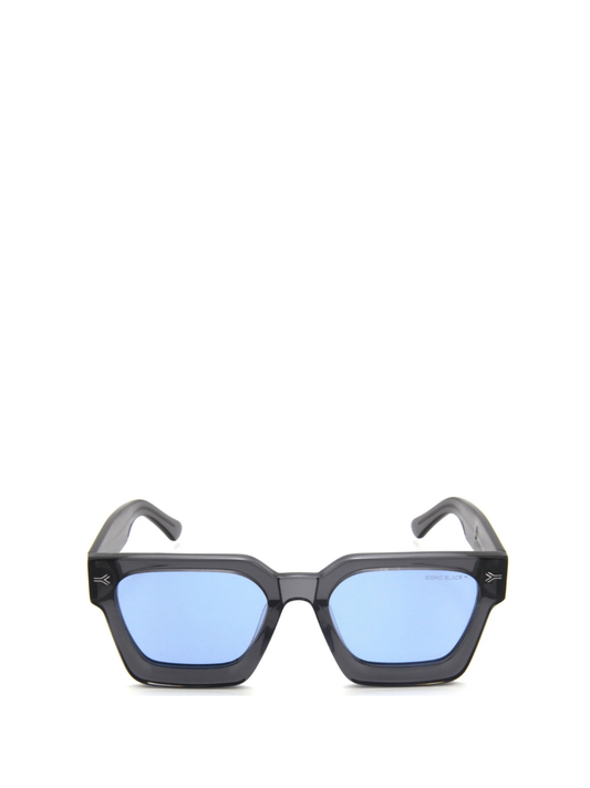 Iconic Black Blue Lenses Sunglasses