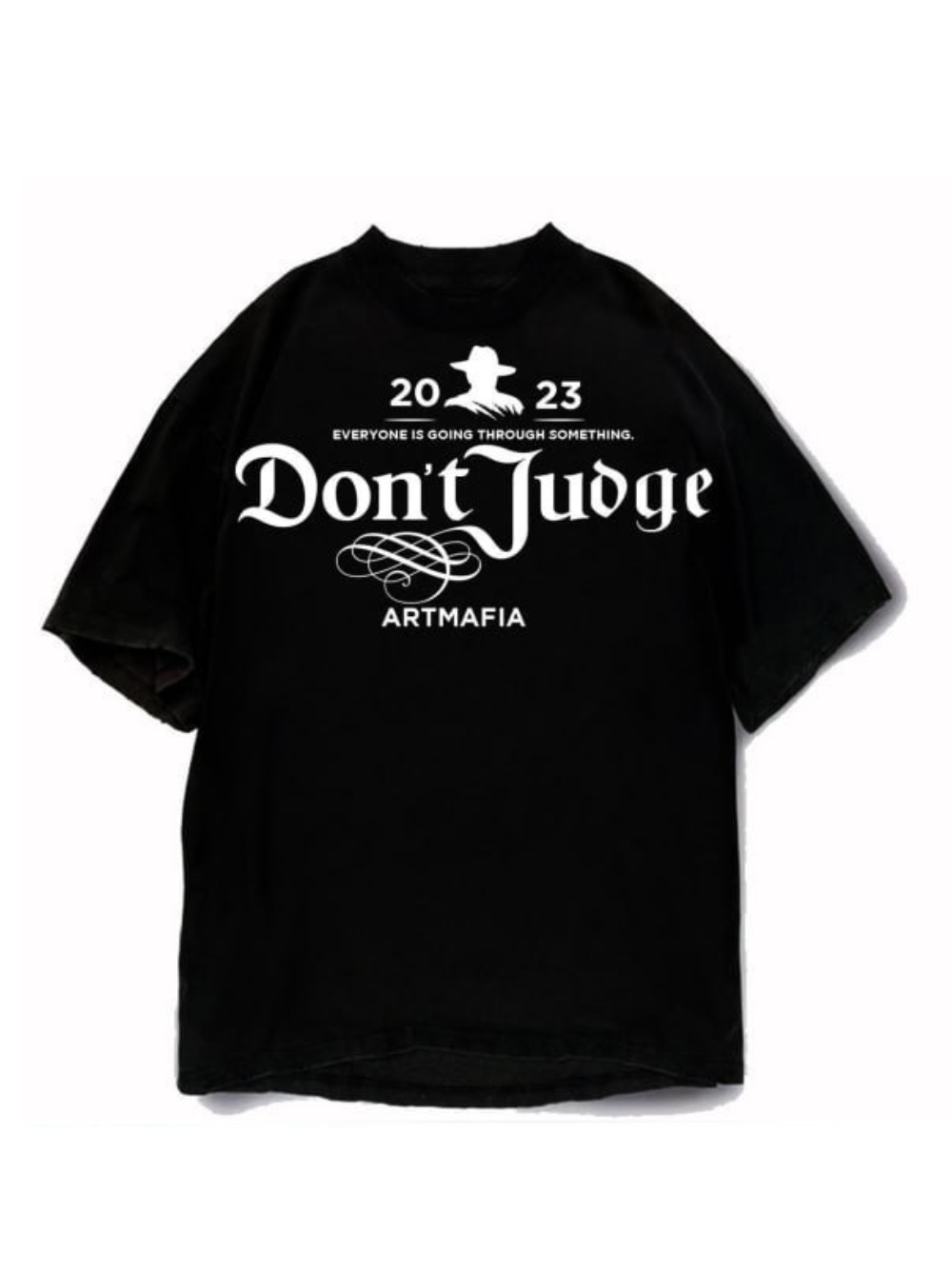 Artmafia Don't Judge Black T-Shirt