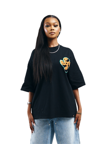 Empire Black Chenille T-shirt