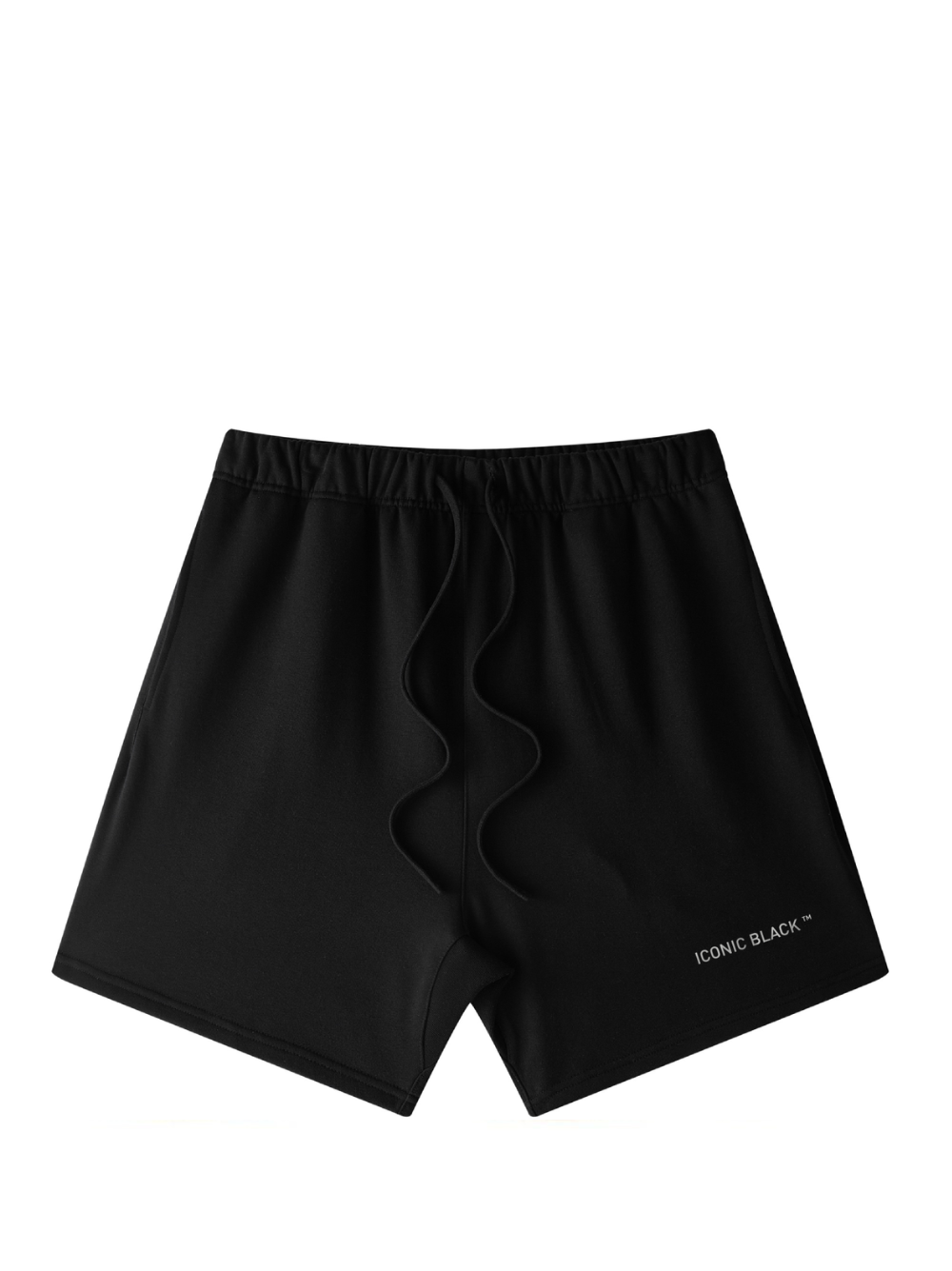 Iconic Black Signature Black Shorts