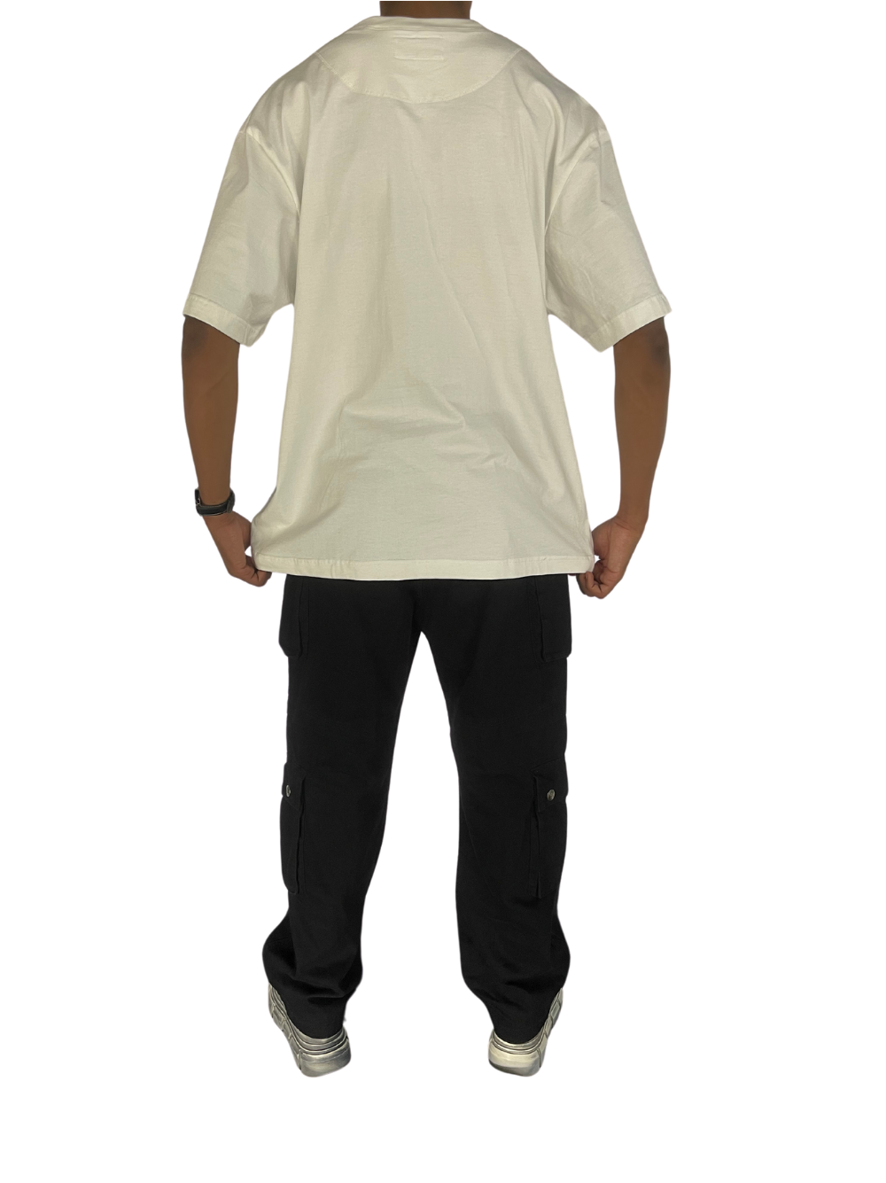 Patrick James Initial White T-Shirt