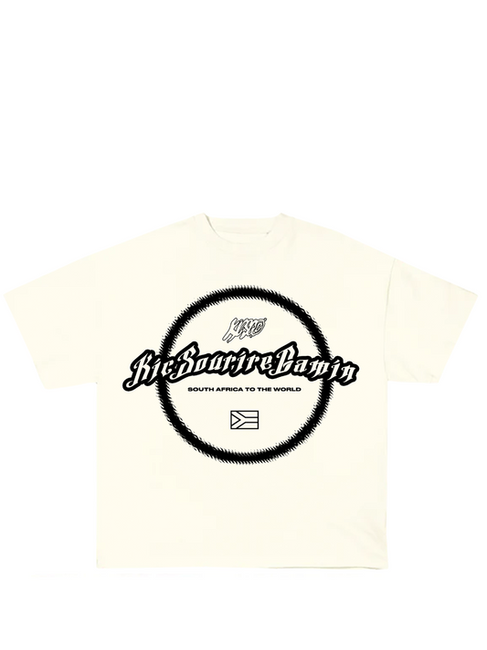 Kic SA To The World Oversized Cream T-Shirt