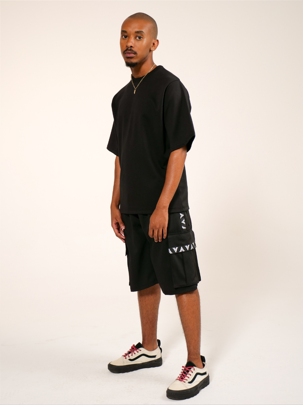 Anxmaly Black Oversized T-Shirt