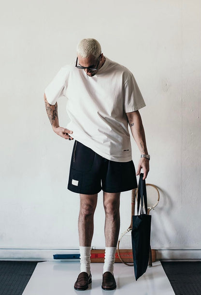 Patrick James Box Cut Oversized White T-Shirt