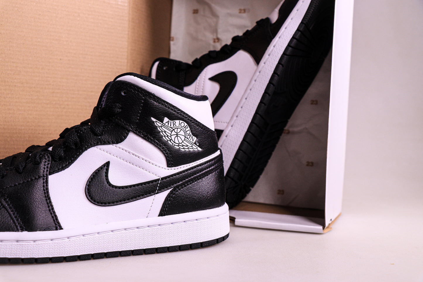 Nike Air Jordan 1 Mid Panda Women