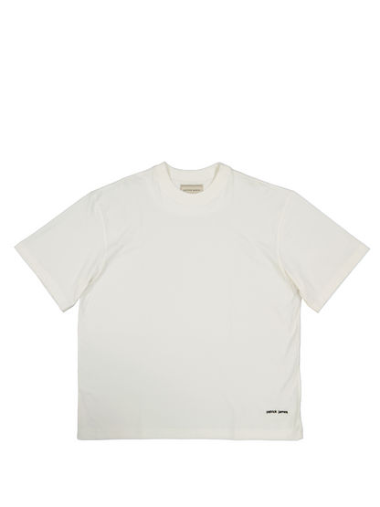 Patrick James Box Cut Oversized White T-Shirt