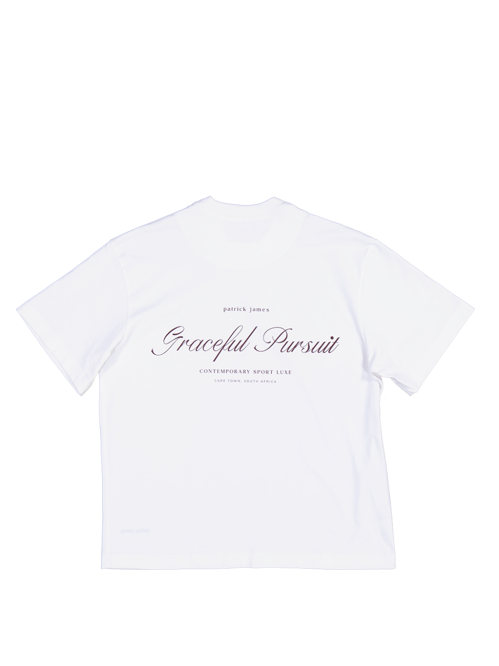 Patrick James Graceful Oversized White T-Shirt