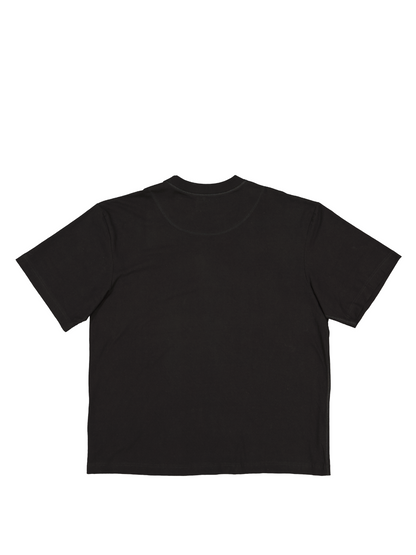 Patrick James Box Cut Oversized Black T-Shirt