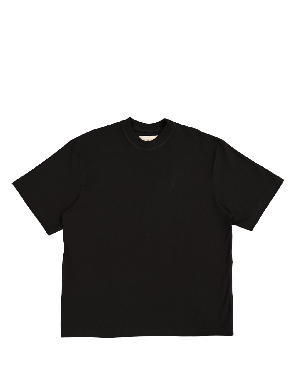 Patrick James Initial Black Oversized T-Shirt