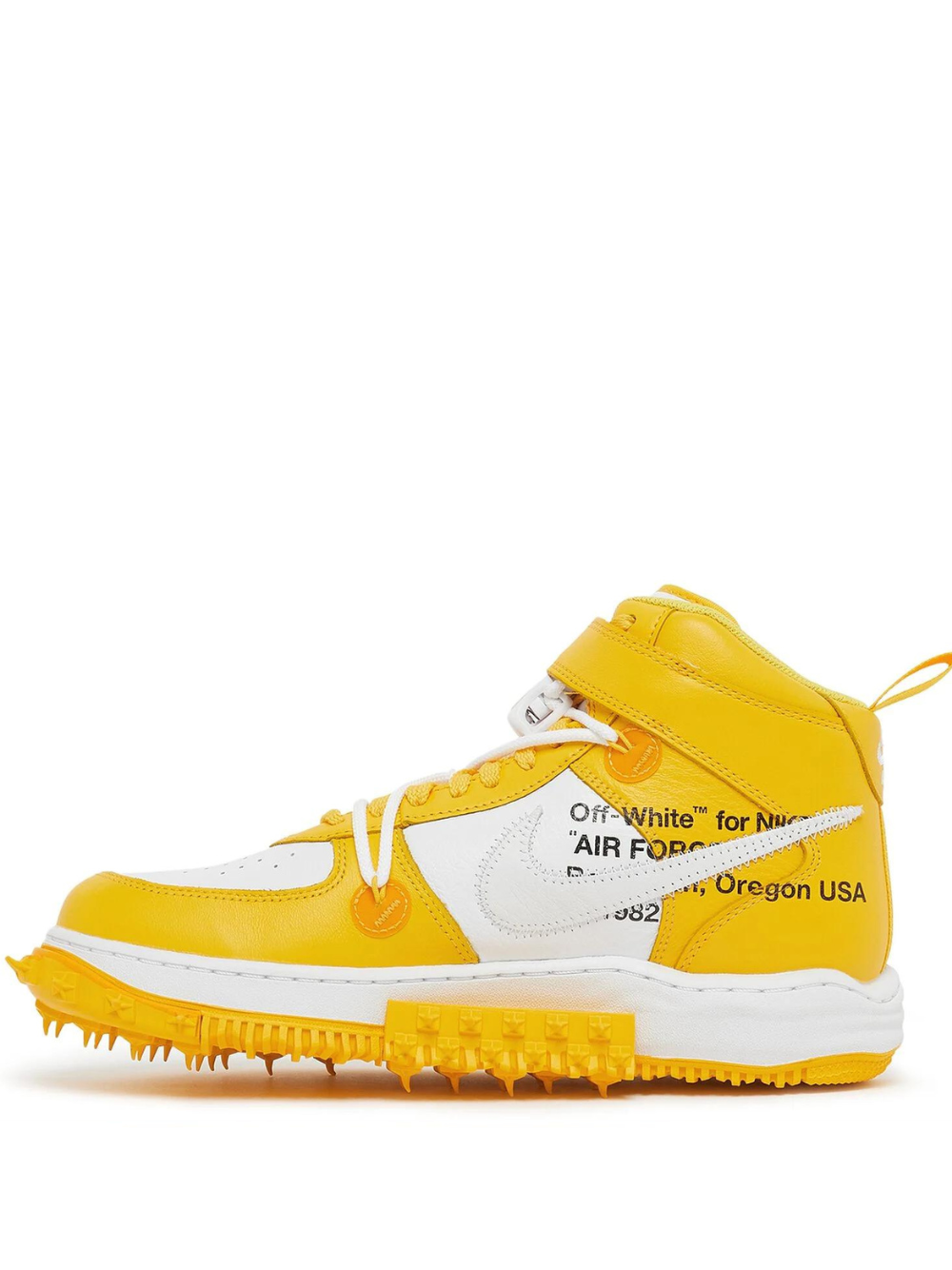 Off-White x Nike Maize Air Force 1 Mid