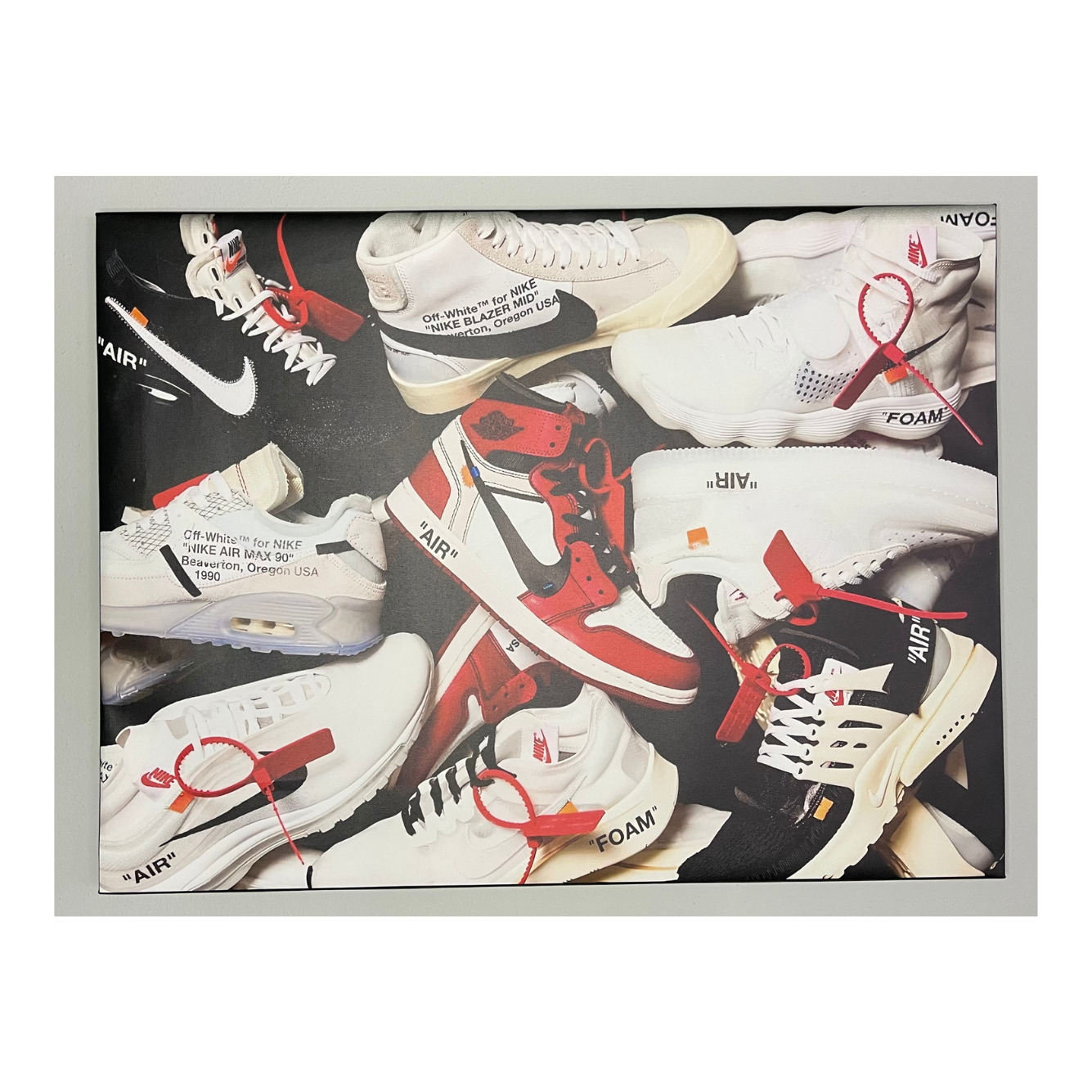 Off-White Scattered Large Wall Art