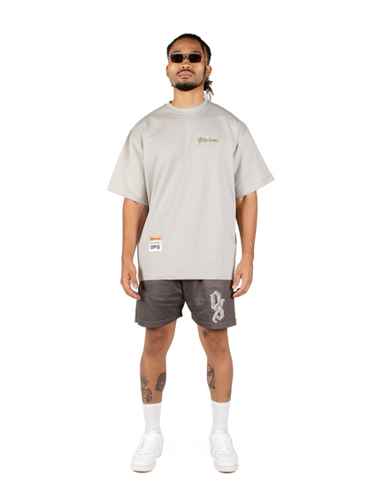 Ostentious Light Grey OPG Oversized T-Shirt