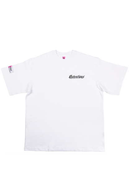 Ostentious All White Oversized T-Shirt