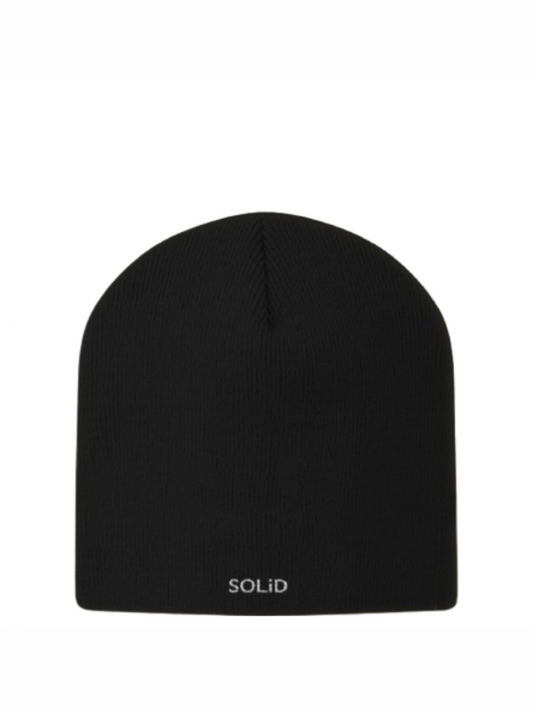 Solid All Black Beanie