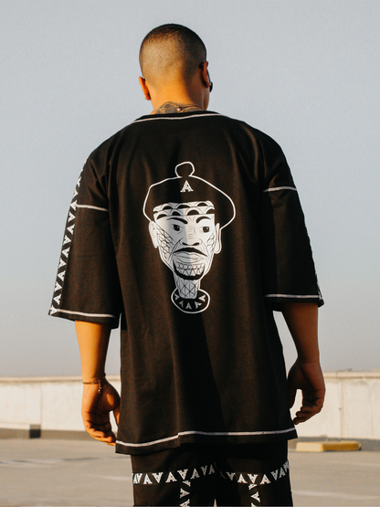 Anxmaly Ubaba Oversized Black T-Shirt – UNSEEN GRAIL