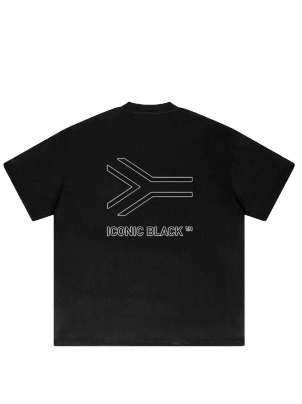 Iconic Black Essentials Logo Oversized T-Shirt