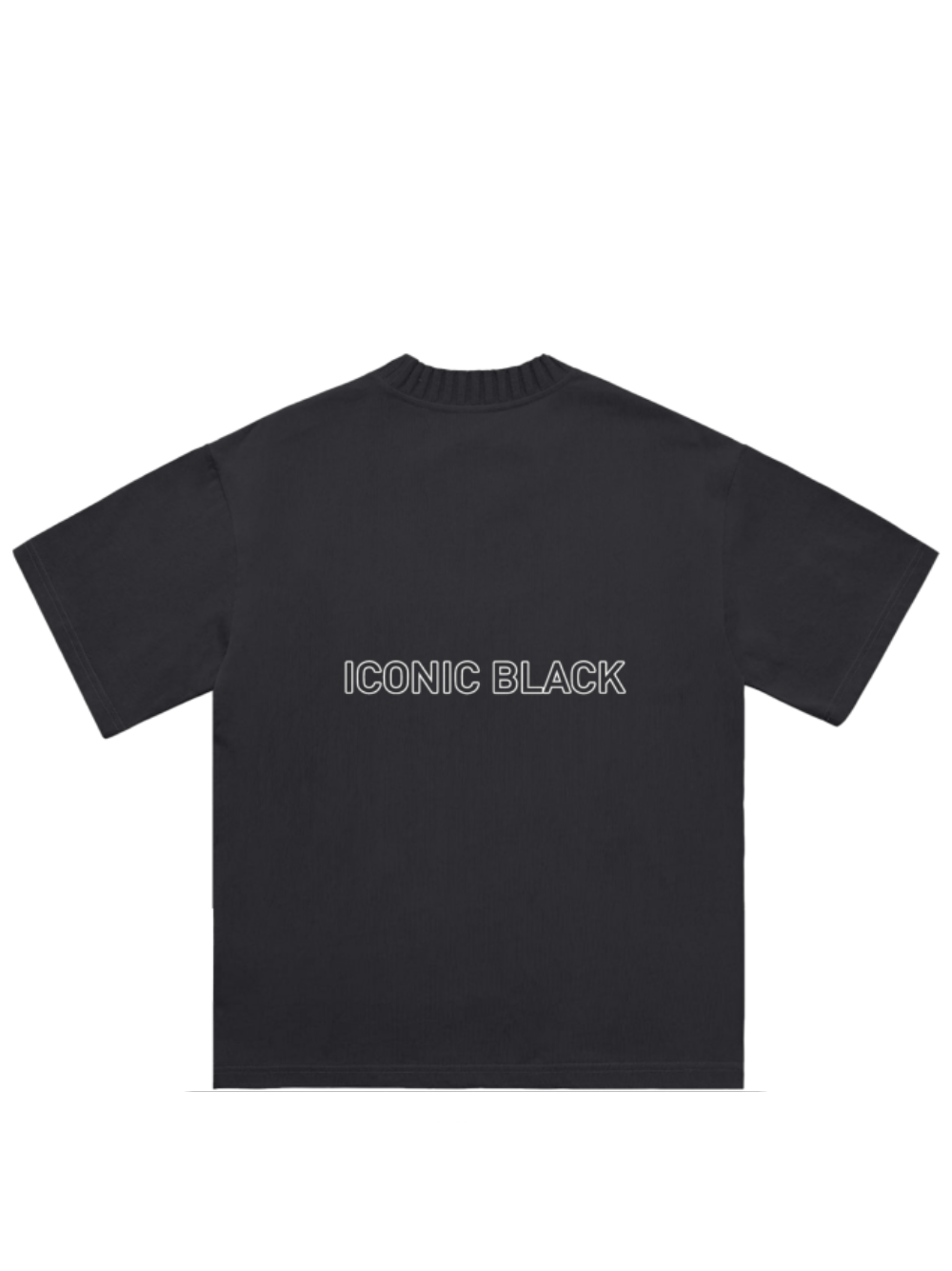 Iconic Black Knitted Black T-Shirt