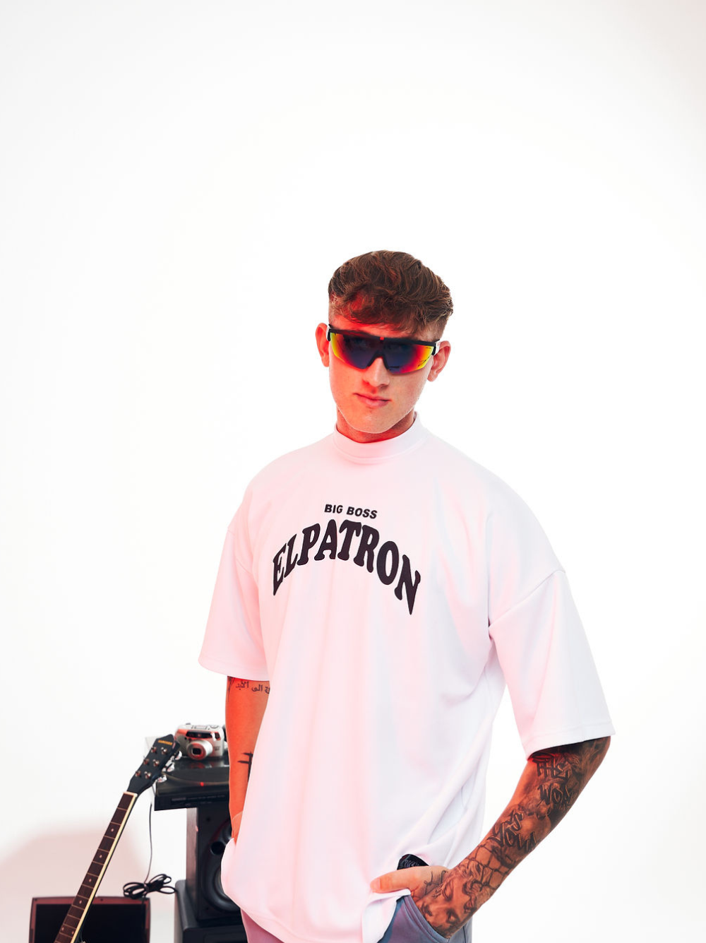 El Patron SMMR'23 White Oversized T-Shirt